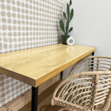 Solid Pine Wood Desk 