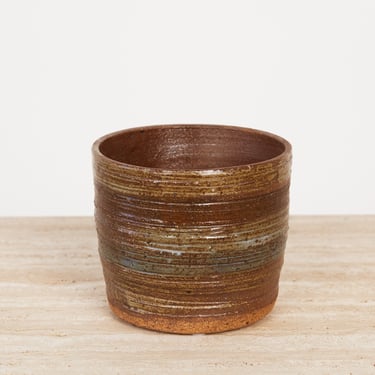 Ceramic Vessel with Incised Striated Pattern 