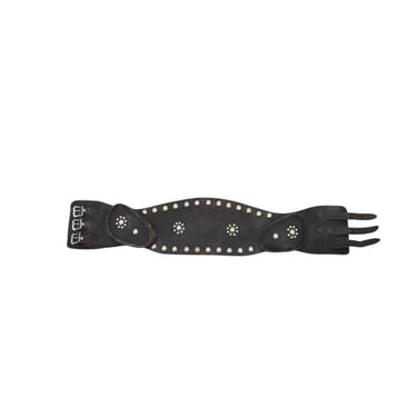 40s/50s Backfire Betty leather studded kidney belt 