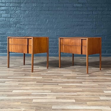 Pair of Mid-Century Modern “Parallel” Night Stands by Barney Flagg for Drexel, c.1960’s 