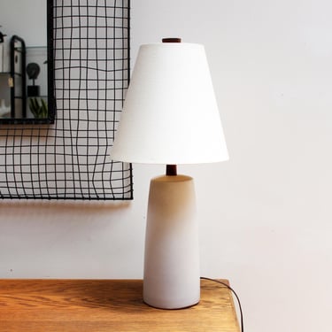 Jane & Gordon Martz Table Lamp in Matte White Stoneware for Marshall Studios 