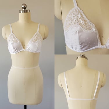 1970s Strappy Christian Dior Bra by - 70s Lingerie - 70's Pinup - Women's Vintage Size 36 
