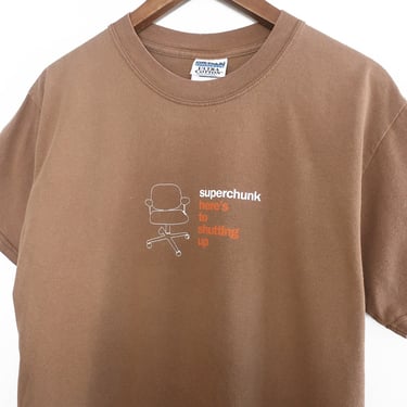 Superchunk shirt / 90s band shirt / indie band / 2001 Superchunk Here's To Shutting Up shirt Medium 