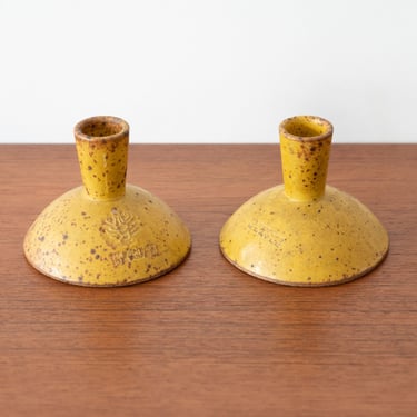 Dan Weaver Ceramic Candlesticks