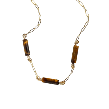 Nuit Necklace - Tiger's Eye