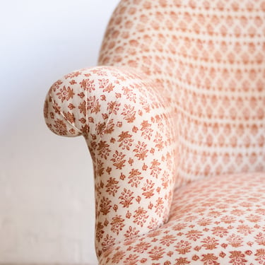 Vintage Block Print Crapaud Chair | Anya Gold