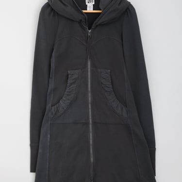 Long Cloak Hoodie in Drab