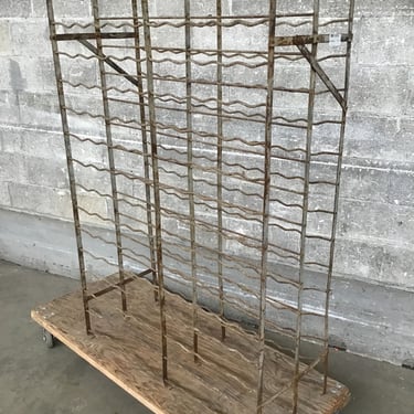 Sketchy Rusted Wine Rack Slash Garden Trellis (Seattle)