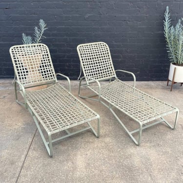 Pair of Vintage Adjustable Patio Chairs by Brown Jordan, c.1960’s 