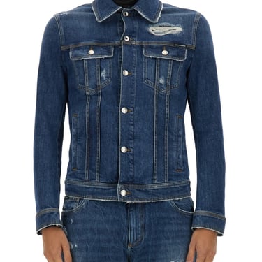 Dolce & Gabbana Men Strethc Denim Jacket