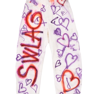 Swlag Heart Airbrushed Cargo Pants