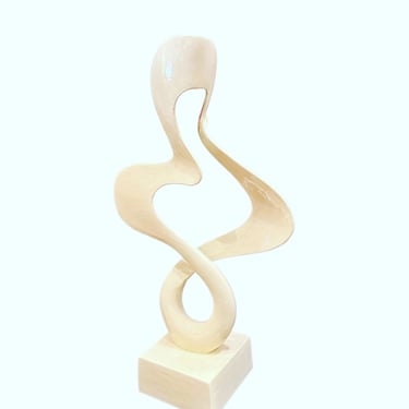 Contemporary Abstract Freeform Large Sculpture in Aluminum Enameled Finish