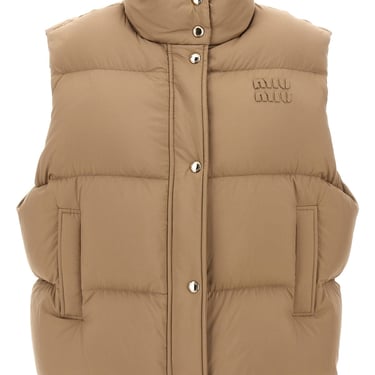 Miu Miu Women Logo Padded Vest