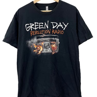 2017 Green Day Revolution Radio Rock Concert Tour T-Shirt Large EUC
