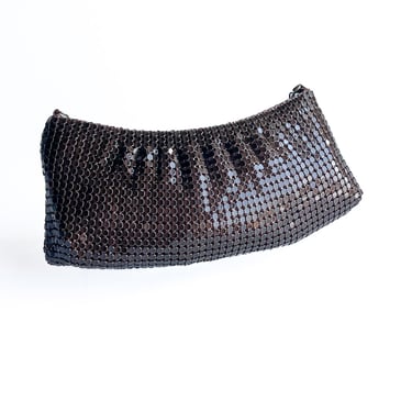 Y2K Bronze Chainmail Shoulder Bag