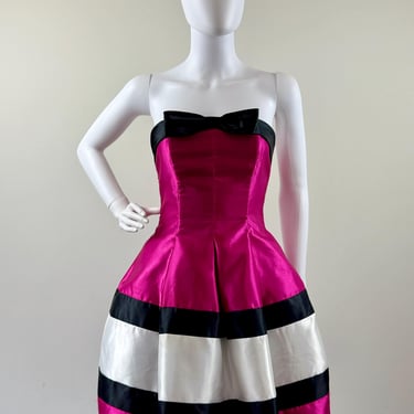 Early 2000s Jessica McClintock Short Bubble Dress 