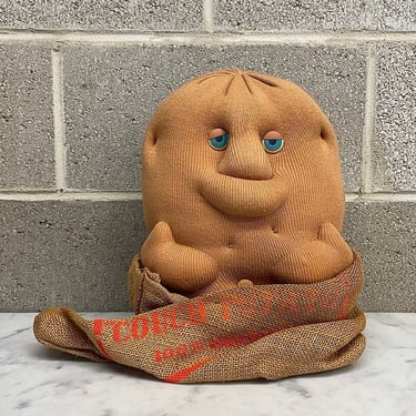 Vintage Couch Potato Plush Toy Retro 1980s Kid or Child + Robert Armstrong + Coleco Industries + Stuffed Animal + 80s Collectable + Spud 