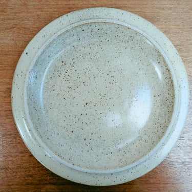 Vintage Fabrik Dark Speckled Ptarmigan | (3) Dinner Plates | Jim McBride | Seattle Pottery 