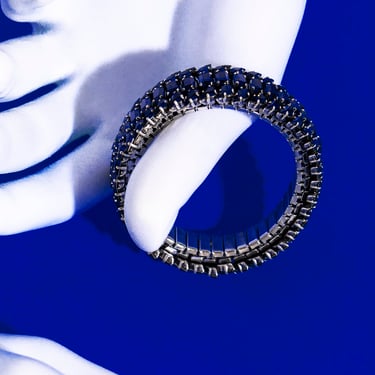 SAINT LAURENT Blue & Silver Bracelet