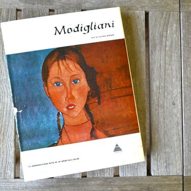 Amedeo Modigliani (Library of Great Painters), by Alfred Werner, Hardcover, First Edition, 1970 
