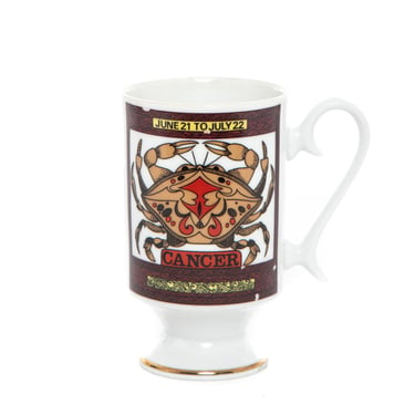 1970's Royal Crown Arnart Smug Mugs Cancer Zodiac Mug