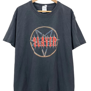 Vintage 2003 Slayer Heavy Metal Rock Band Concert Tour T-Shirt Large