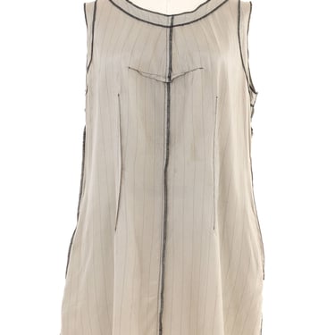 1991 Maison Martin Margiela Pinstripe Lining Mini Dress