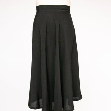 1950s Full Skirt Cotton Printed M 