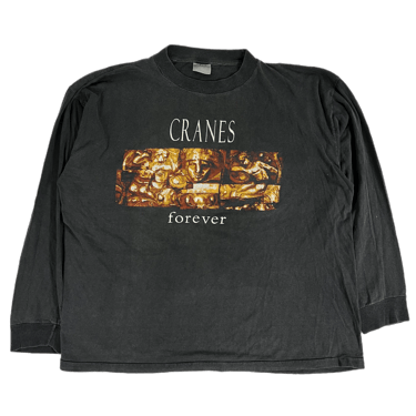 Vintage Cranes &quot;Forever&quot; Dedicated Records Long Sleeve Shirt