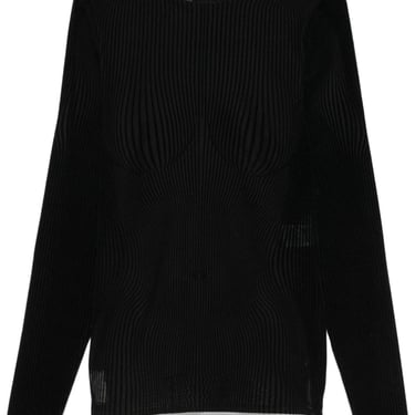 Jean Paul Gaultier Women Morphing Pinstripes Top