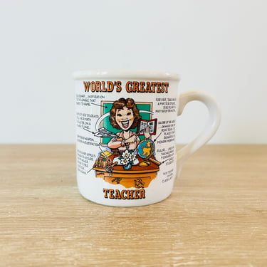 Vintage World's Greatest Teacher Mug 