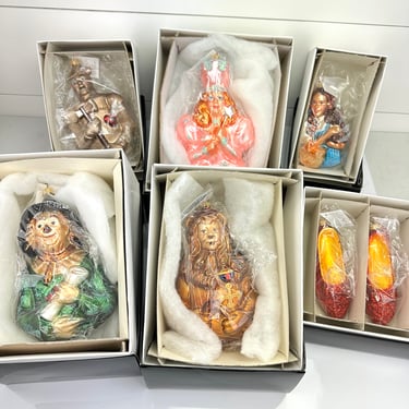 Christopher Radko WIZARD Of OZ Complete Set Glass Christmas Ornaments NEW Sealed 