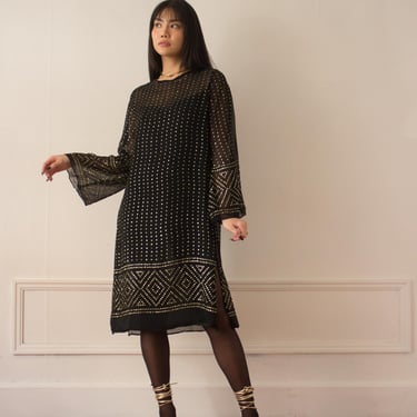 1970s Does 1920s Egyptian Assuit-Inspired Tunic 