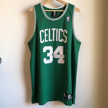 adidas Paul Pierce Boston Celtics Authentic Green Basketball Jersey