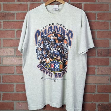 Vintage 90s NFL Denver Broncos Football ORIGINAL Superbowl Champions Tee - Extra Large 