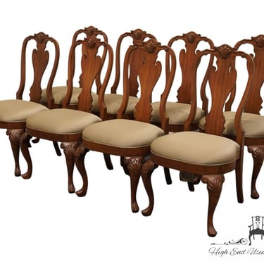 Set of 8 ETHAN ALLEN Mahogany Contemporary Traditional Dining Side Chairs 34-6400 