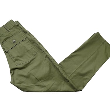 Vintage 1970s US Army OG-507 Field Trousers / Pants ~ measure 27.5 x 31 ~ Post Vietnam War ~ 27 28 Waist 