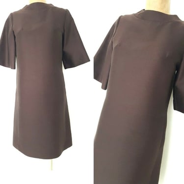 Vintage 60s Jonathan Logan Dress Size Medium Rockabilly Wide Sleeve MOD