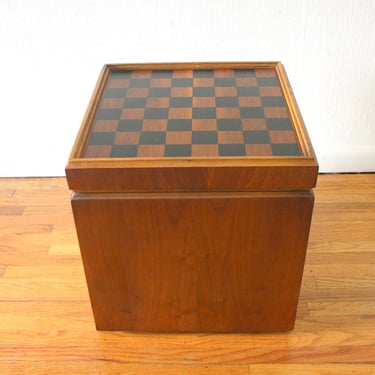 Mid Century Modern Game Table Ottoman by Lane