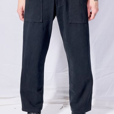 Black Overdye Denim Vietnam Pant