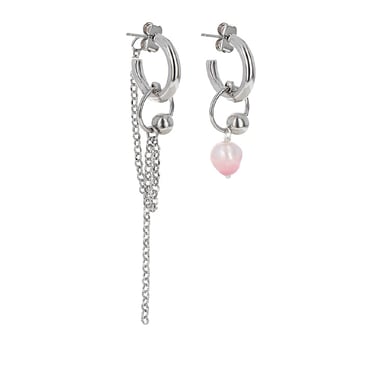 NIKKI EARRINGS - PALLADIUM