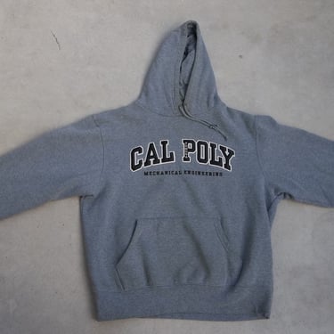 Vintage Sweatshirt Cal Poly Pomona University Mechanical Engineering 1990s 2000s Medium Casual Streetwear Clothing Casual Athletic Hoodies 
