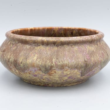 Roseville Carnelian II (Glazes) Bowl | Vintage 1920s Ohio Pottery 