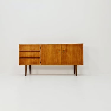 Mid Century Modern German walnut sideboard, 1960s 