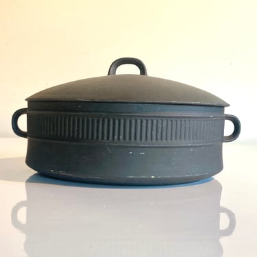 Vintage Jens Quistgaard Flamestone covered casserole 