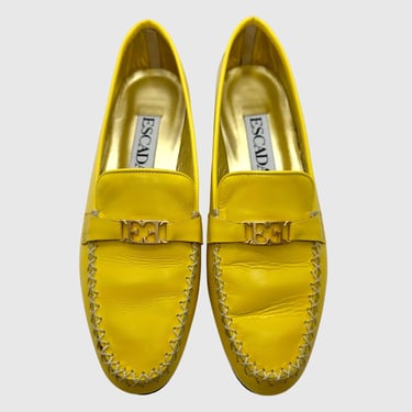 MELLOW YELLOW ESCADA Loafers | Women's Whip Stitch Loafers | Italian Leather Shoes | Designer Shoes | Made in Italy | Y2K | Women's size 6.5 