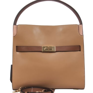 Tory Burch - Tan Leather Square Shoulder Bag