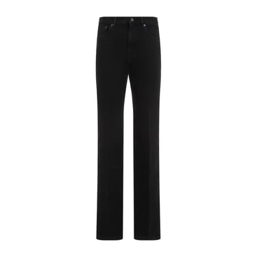 Saint Laurent Mid Rise Straight Jeans Women