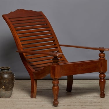 Classic Teak Lounge Chair from Java