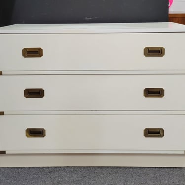 Mid Century Campaign Chest of Drawers